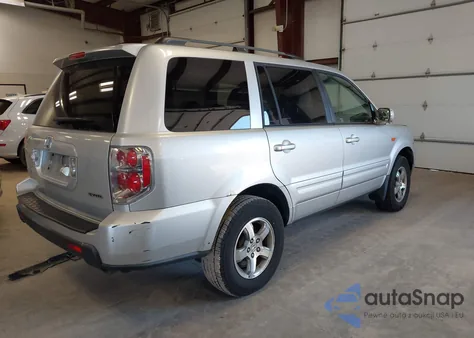 2006 Honda Pilot Ex-L from USA, damaged, VIN 2HKYF18766H518750